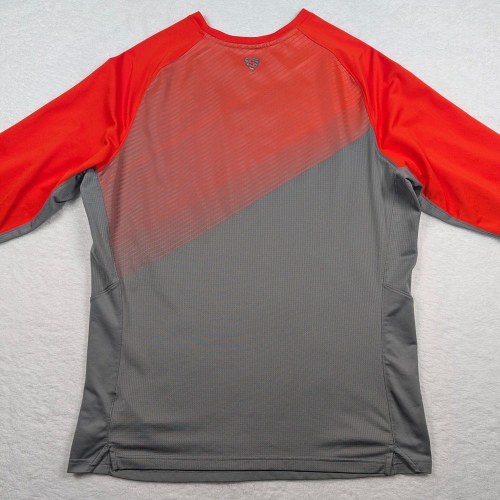 Syracuse Orange Shirt Long Sleeve‎ Mens XL Gray NCAA Basketball Nike Dri-FIT - Picture 10 of 12